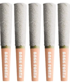 Frosted Icicles Infused Pre-Rolls – Peach Lemonade 5 Pack Sativa 40%